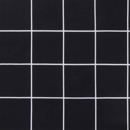 Tuinbankkussen Ruitpatroon Stof Zwart En Wit