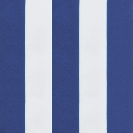 Palletkussens 2 St Gestreept Oxford Stof Wit En Blauw