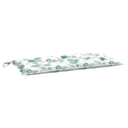 Tuinbankkussen Bladpatroon 110X50X7 Cm Stof
