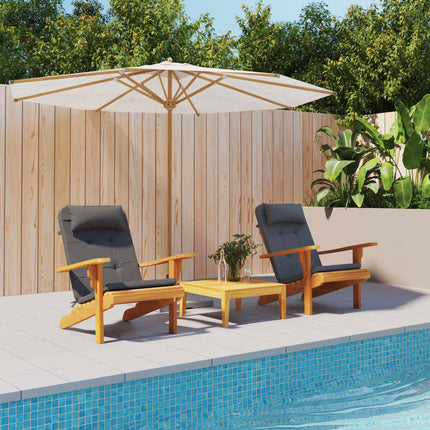 Stoelkussens Effen 2 Pcs 58 X 77 X 4,5 Cm Oxford Stof