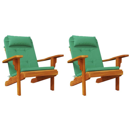 Stoelkussens Effen 2 Pcs 58 X 77 X 4,5 Cm Oxford Stof