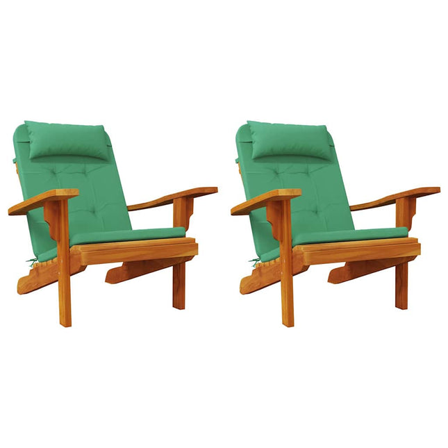 Stoelkussens Effen 2 Pcs 58 X 77 X 4,5 Cm Oxford Stof