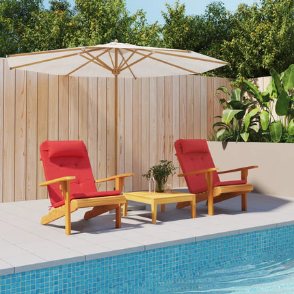 Stoelkussens Effen 2 Pcs 58 X 77 X 4,5 Cm Oxford Stof