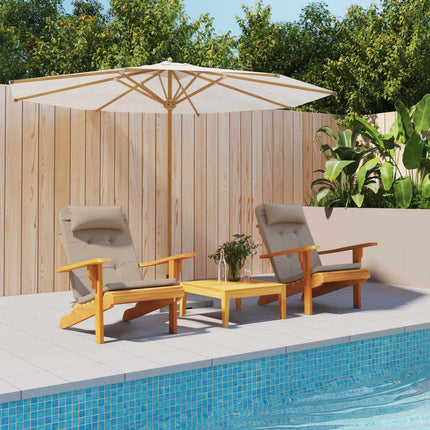 Stoelkussens Effen 2 Pcs 58 X 77 X 4,5 Cm Oxford Stof