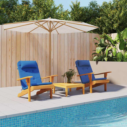 Stoelkussens Effen 2 Pcs 58 X 77 X 4,5 Cm Oxford Stof