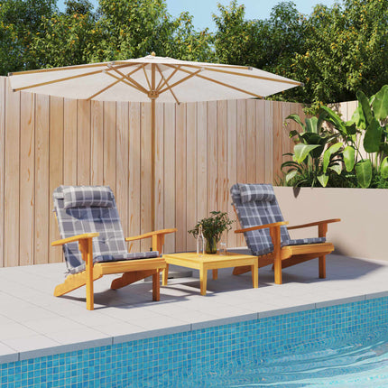 Stoelkussens Effen 2 Pcs 58 X 77 X 4,5 Cm Oxford Stof
