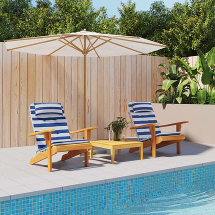 Stoelkussens Effen 2 Pcs 58 X 77 X 4,5 Cm Oxford Stof