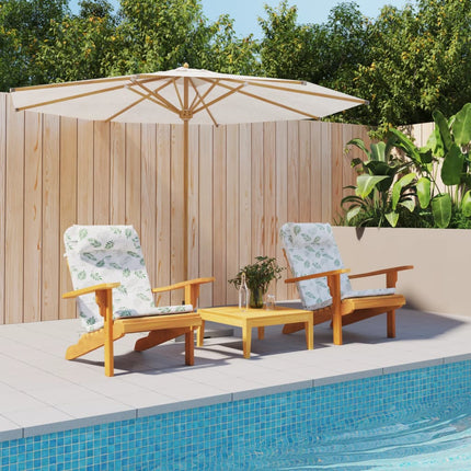 Stoelkussens Effen 2 Pcs 58 X 77 X 4,5 Cm Oxford Stof