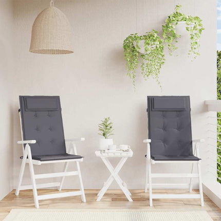 Stoelkussens Hoge Rug Oxford Stof