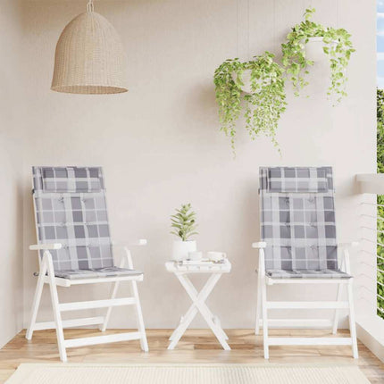 Stoelkussens Hoge Rug Oxford Stof