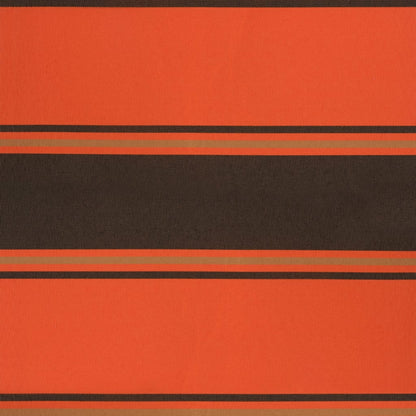 Luifel uittrekbaar 3,5x2,5 m stof en aluminium oranje en bruin
