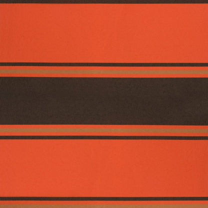 Luifel uittrekbaar 4x3 m stof en aluminium oranje en bruin