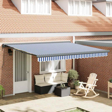 Luifel Uittrekbaar 3,5X2,5 M Stof En Aluminium Kleurig