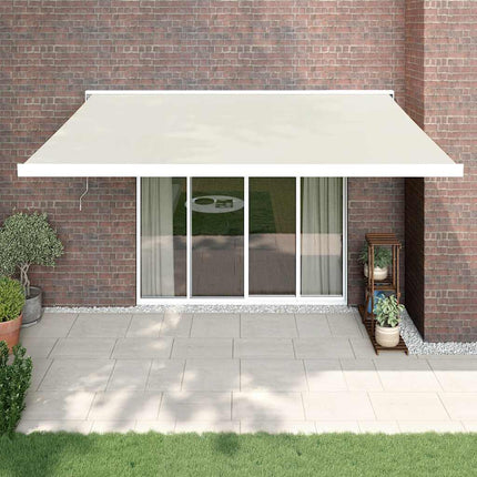 Luifel Uittrekbaar 3,5X2,5 M Stof En Aluminium Kleurig