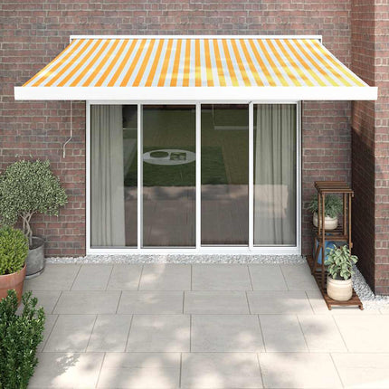 Luifel Uittrekbaar 3,5X2,5 M Stof En Aluminium Kleurig