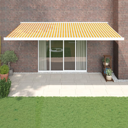 Luifel Uittrekbaar 3,5X2,5 M Stof En Aluminium Kleurig