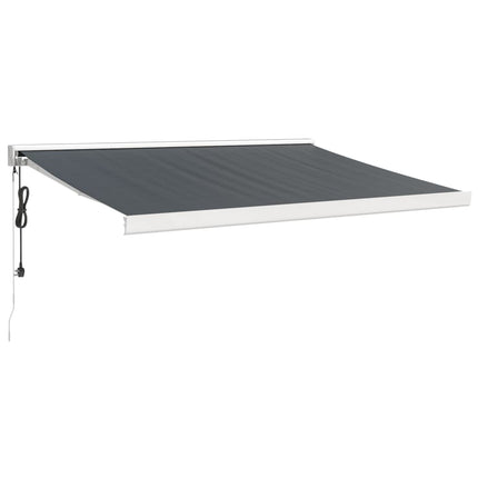 Luifel Uittrekbaar 3,5X2,5 M Stof En Aluminium Kleurig