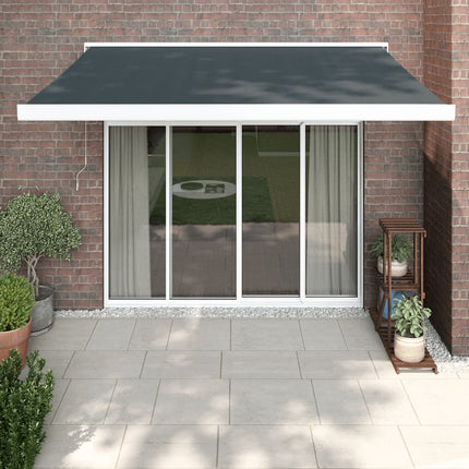 Luifel Uittrekbaar 3,5X2,5 M Stof En Aluminium Kleurig