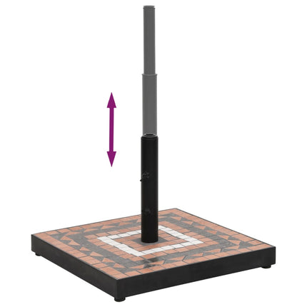 Parasolvoet 12 Kg Kleurig Wit