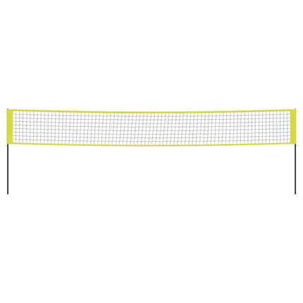 Volleybalnet 823X244 Cm Pe-Stof Geel En Zwart