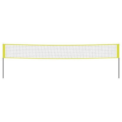 Volleybalnet 823X244 Cm Pe-Stof Geel En Zwart