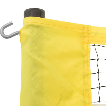 Volleybalnet 823X244 Cm Pe-Stof Geel En Zwart