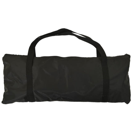 Honkbalnet Draagbaar 183X105X183 Cm Polyester Zwart En Rood Hoogglans Wit