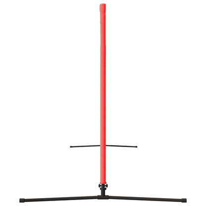 Tennisnet 300x100x87 cm polyester zwart en rood