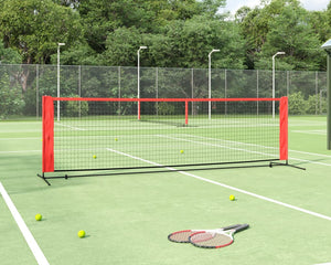 Tennisnet Polyester Zwart En Rood