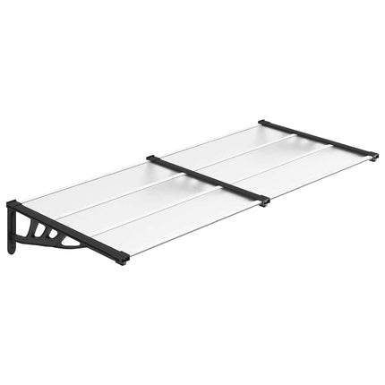 Deurluifel Polycarbonaat Zwart En Transparant