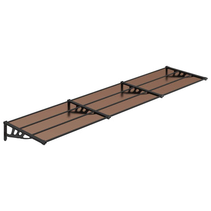 Deurluifel 358,5X90 Cm Polycarbonaat Zwart