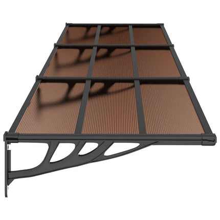 Deurluifel 358,5X90 Cm Polycarbonaat Zwart