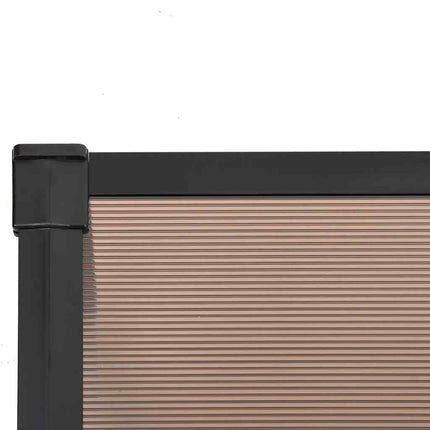 Deurluifel 358,5X90 Cm Polycarbonaat Zwart