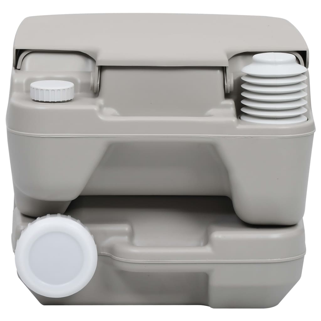 Draagbaar campingtoilet en watertankset