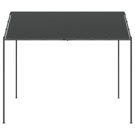 Tuinpaviljoen 3X3 M Staal En Stof Antracietkleurig