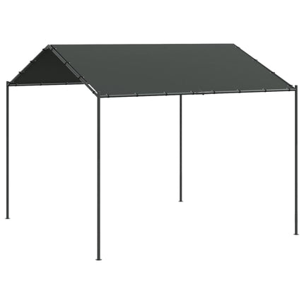 Tuinpaviljoen 4X4 M Staal En Stof Antracietkleurig