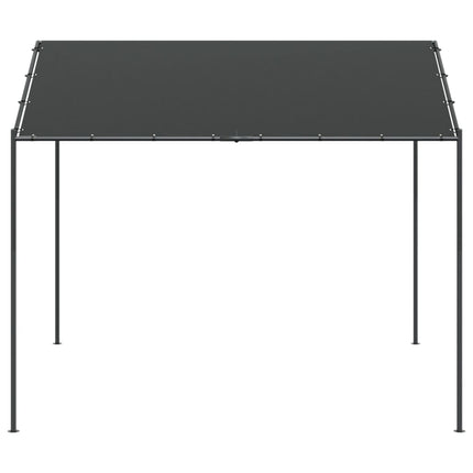 Tuinpaviljoen 4X4 M Staal En Stof Antracietkleurig