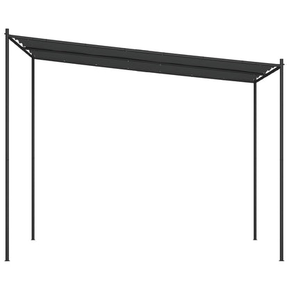Prieel 3X3 M 180 G/M² Stof En Staal Antracietkleurig