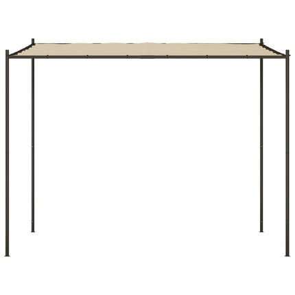 Prieel 3X3 M 180 G/M² Stof En Staal Beige