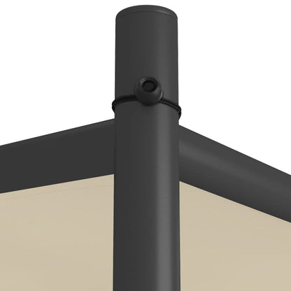 Prieel 3X3 M 180 G/M² Stof En Staal Beige