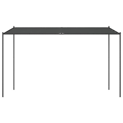 Prieel 4X4 M 180 G/M² Stof En Staal Antracietkleurig Lichtgrijs