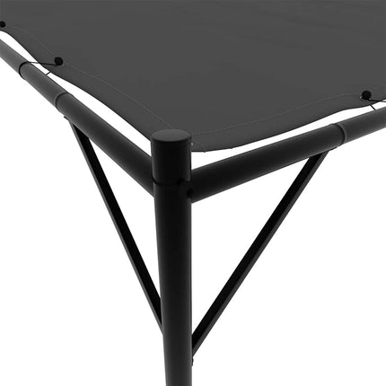 Prieel 4X4 M 180 G/M² Stof En Staal Antracietkleurig Lichtgrijs