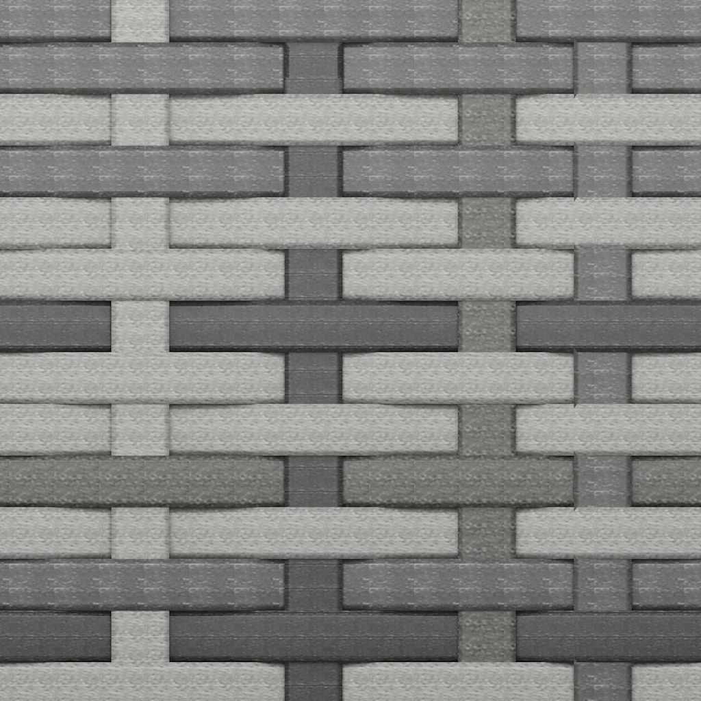 Tuinbank 3-Zits Met Kussens Poly Rattan