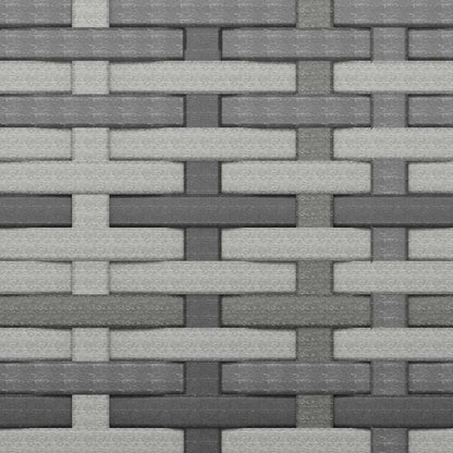 Tuinbank 3-Zits Met Kussens Poly Rattan