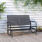 Schuifbank Tuin 120,5X76X86,5 Cm Textielfolie En Staal