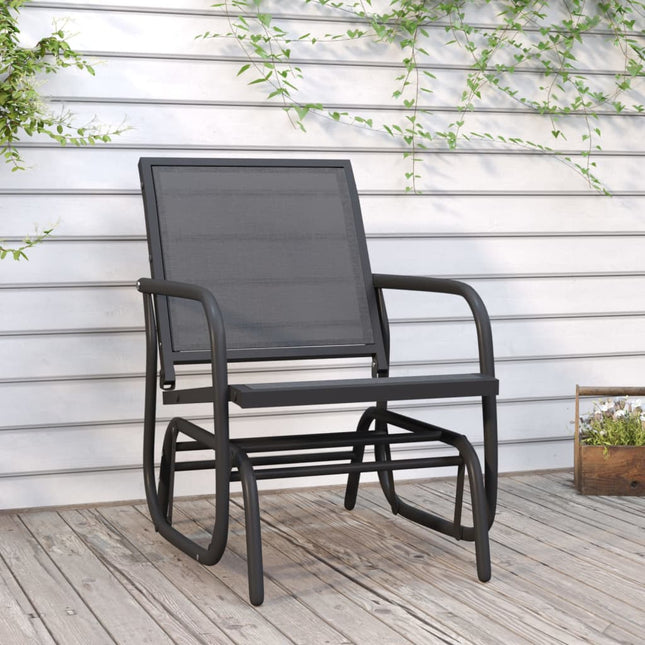 Schuifstoel Tuin 61X76X87 Cm Textileen En Staal