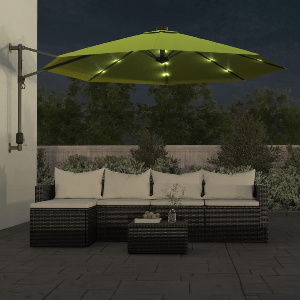 Wandparasol Met Leds 290 Cm Appel