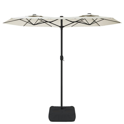 Parasol Dubbel Dak 316X145 Cm Zand