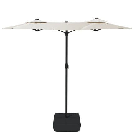 Parasol Dubbel Dak 316X145 Cm Zand