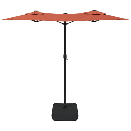 Parasol Dubbel Dak 316X145 Cm Kleurig